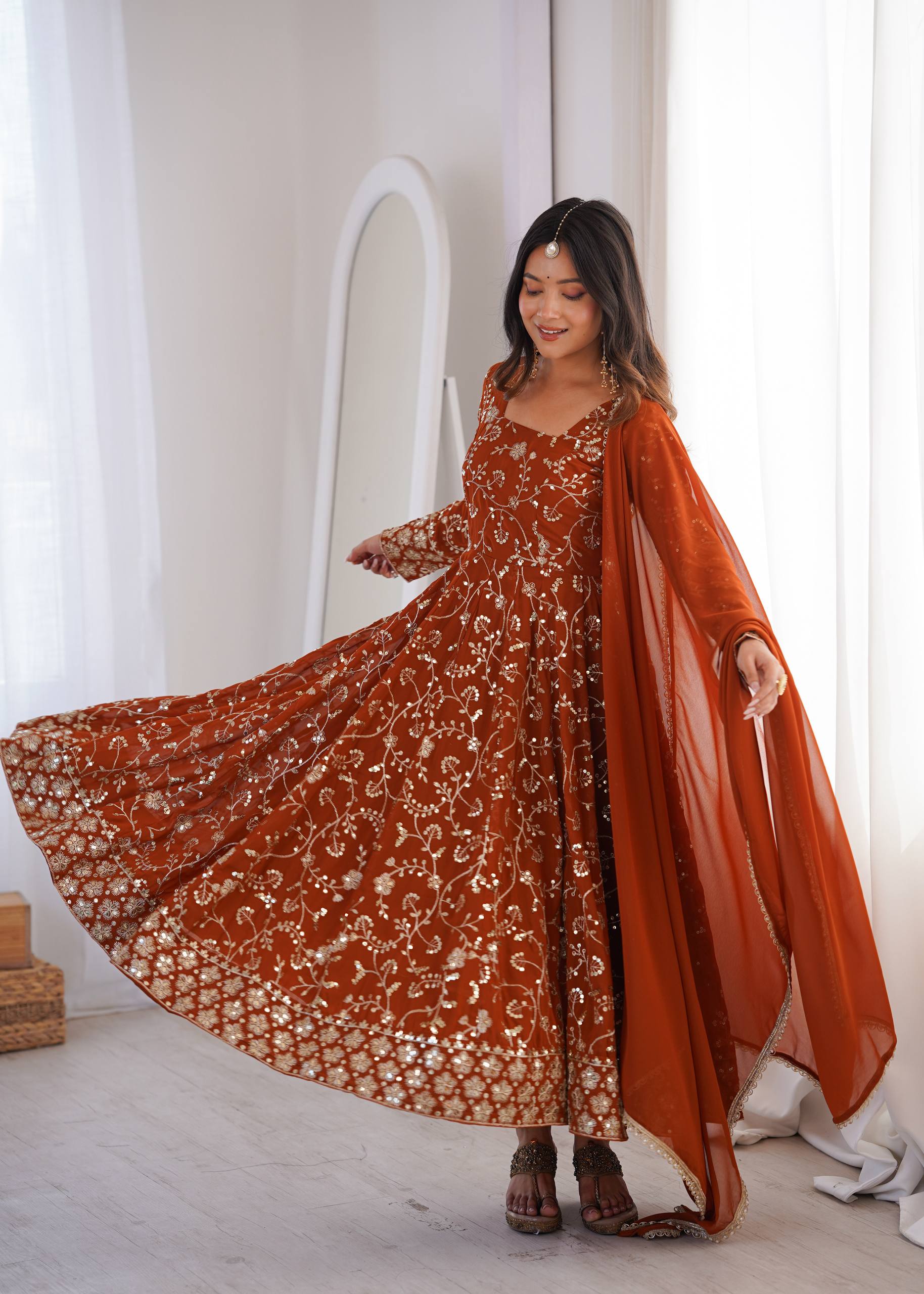 Radiant Elegance Anarkali Dress