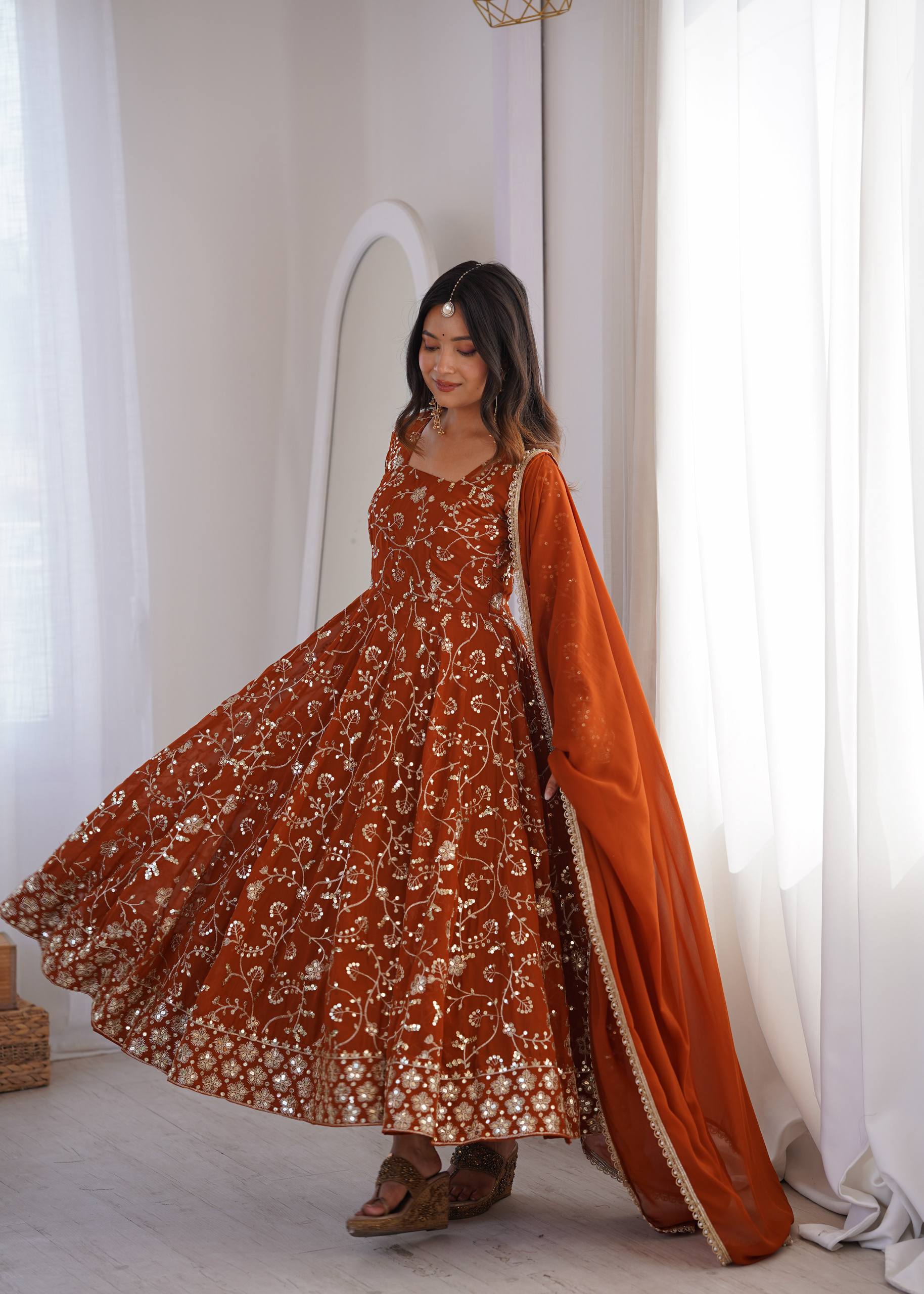 Radiant Elegance Anarkali Dress
