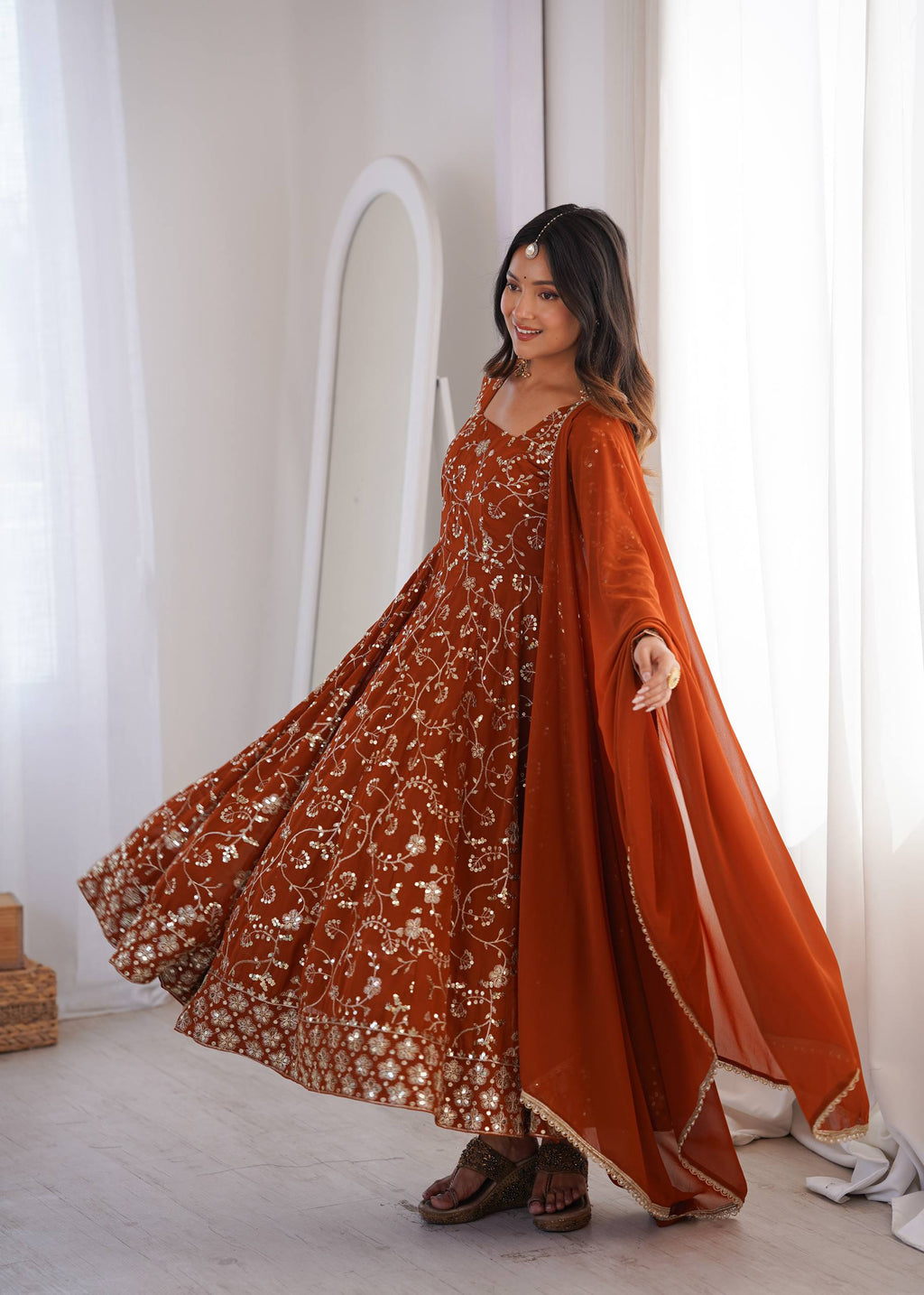 Radiant Elegance Anarkali Dress
