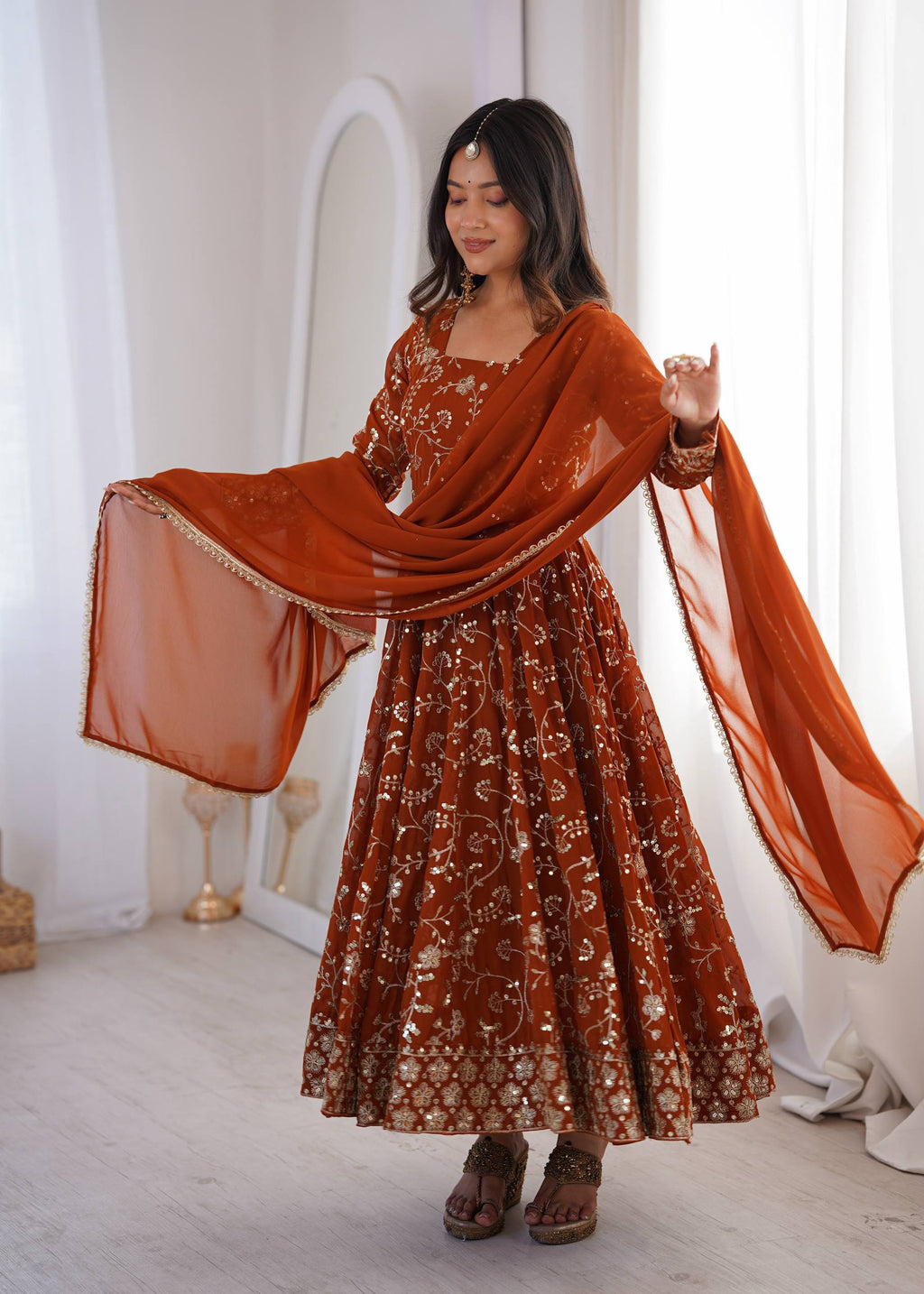 Radiant Elegance Anarkali Dress