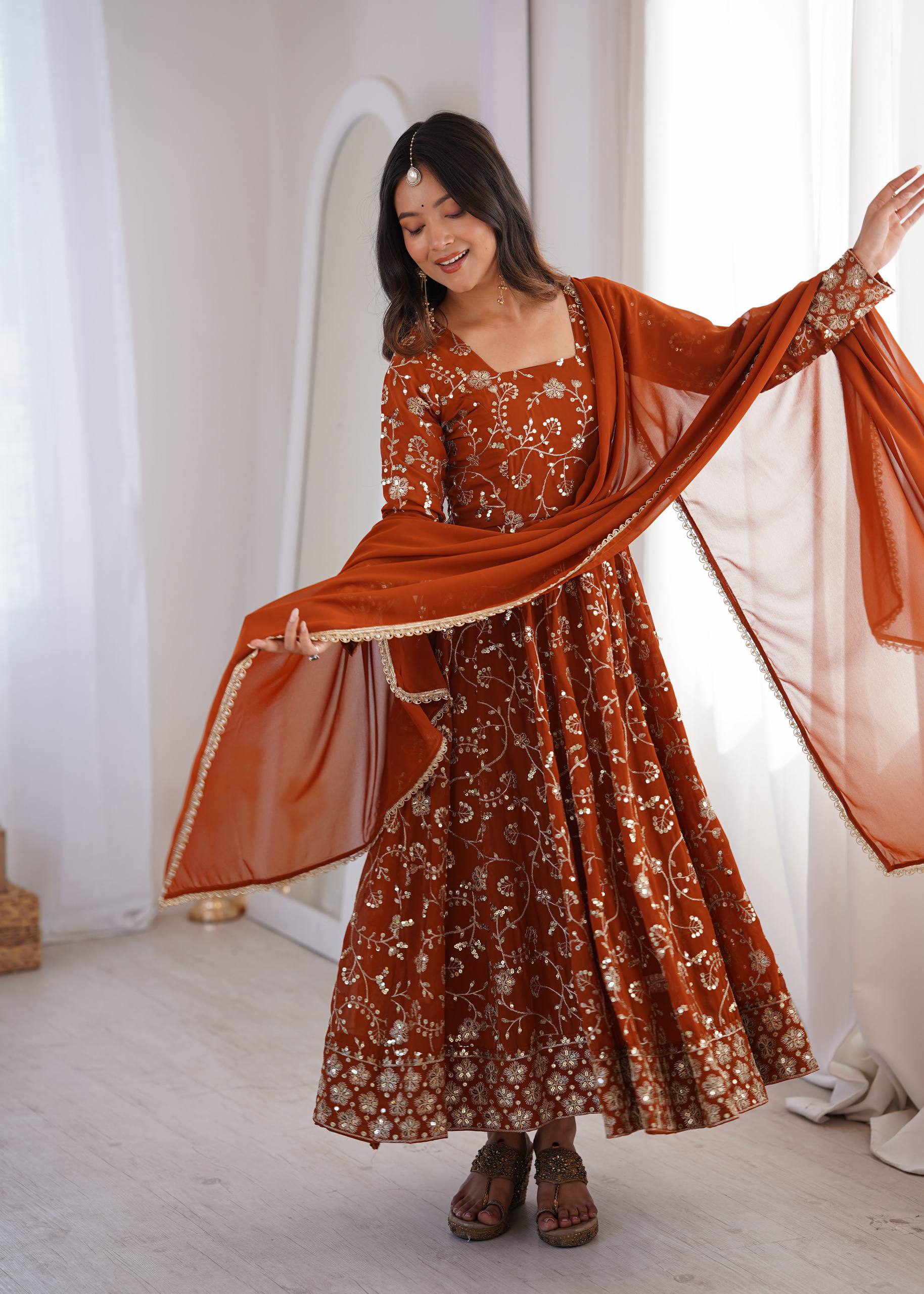 Radiant Elegance Anarkali Dress