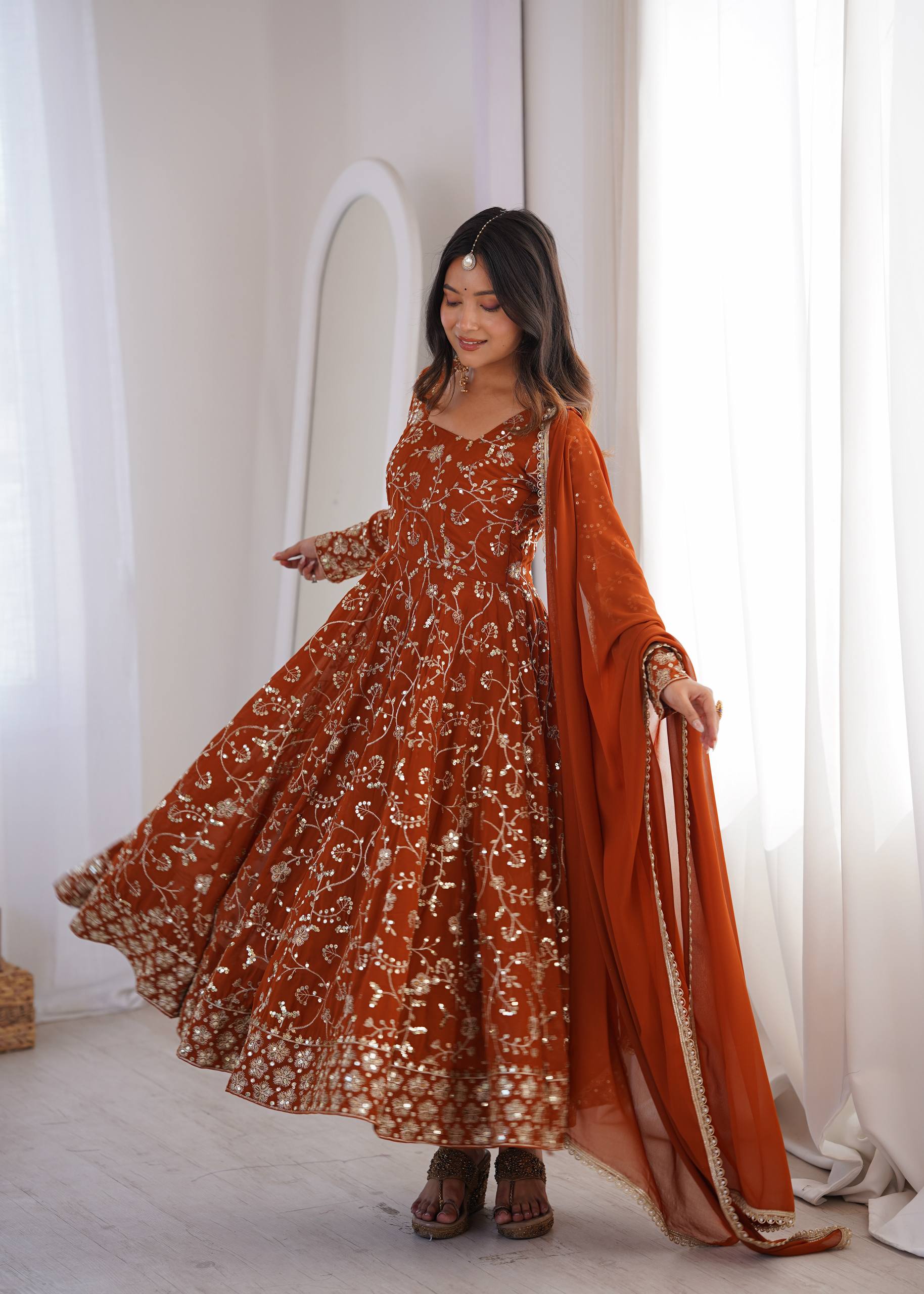 Radiant Elegance Anarkali Dress