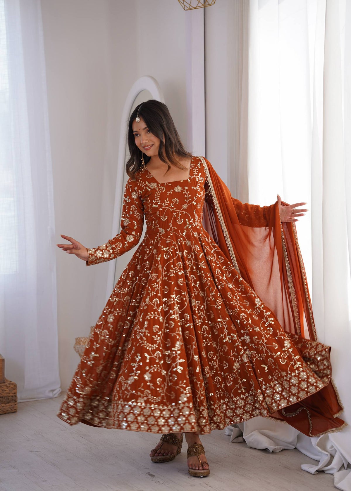 Radiant Elegance Anarkali Dress
