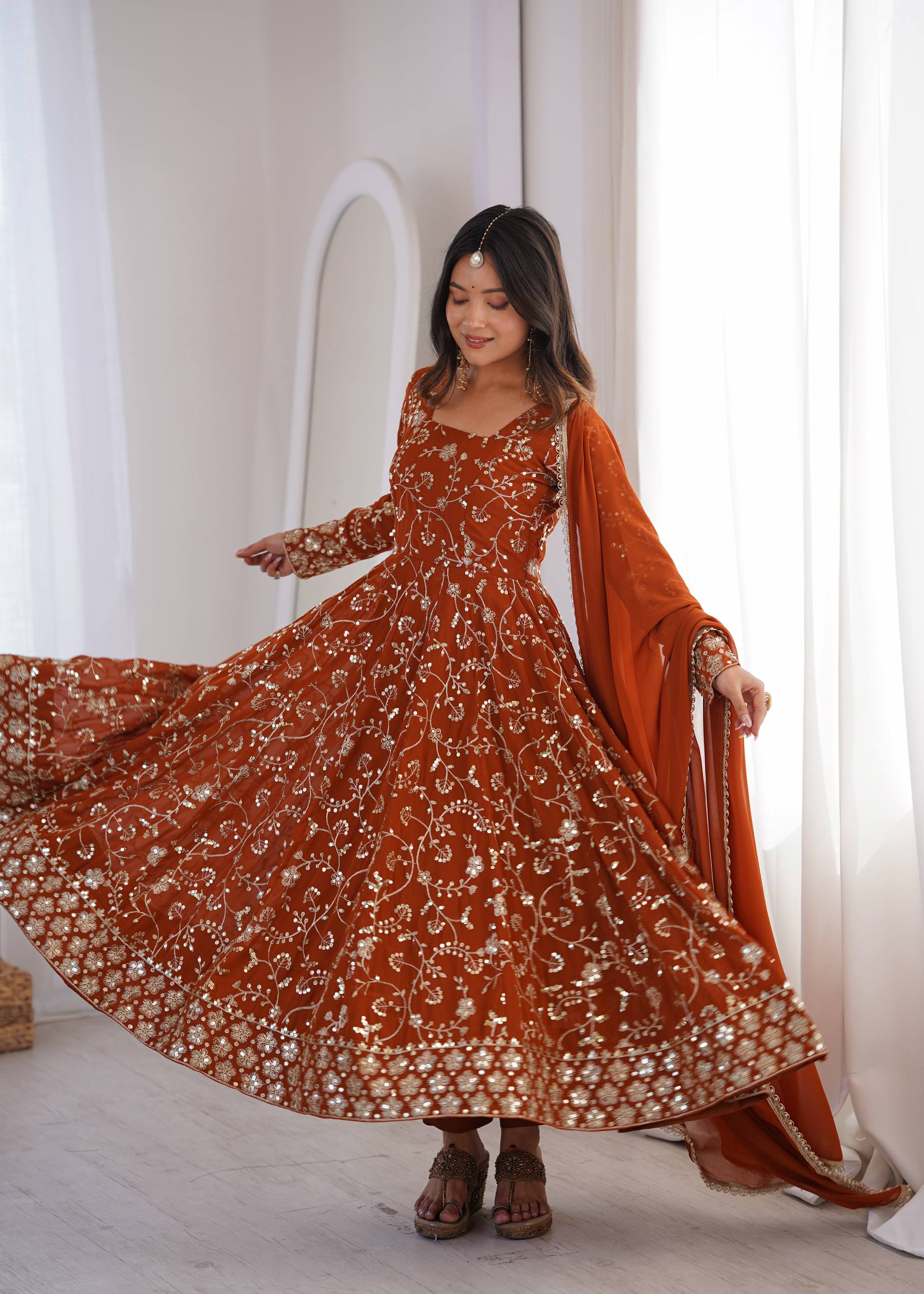 Radiant Elegance Anarkali Dress