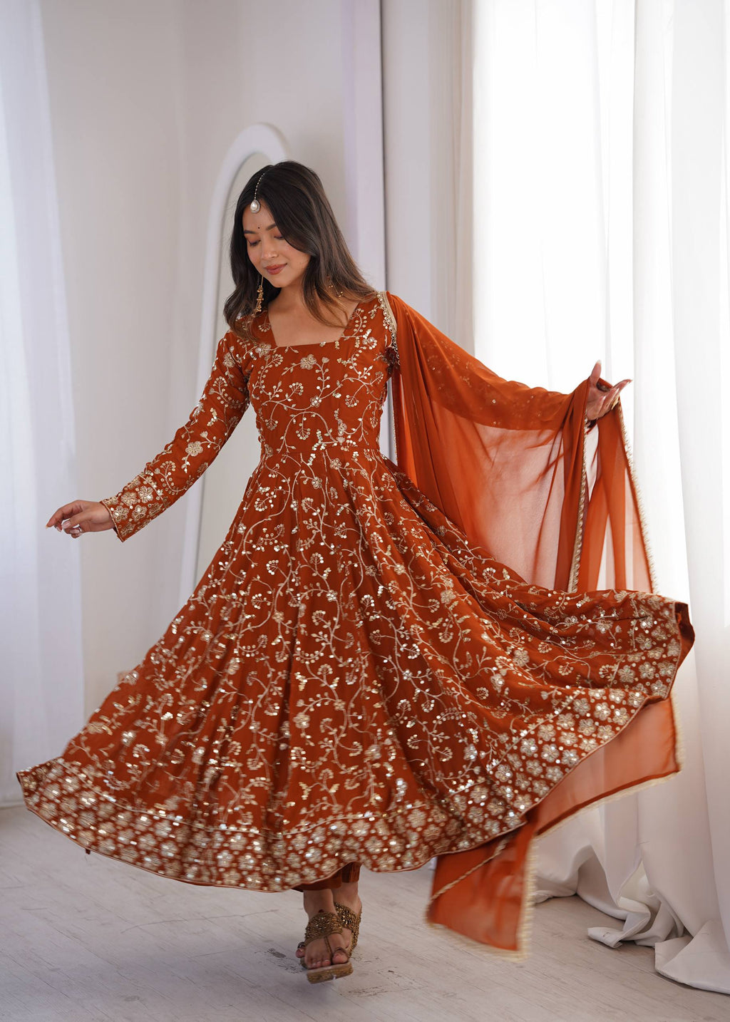 Radiant Elegance Anarkali Dress