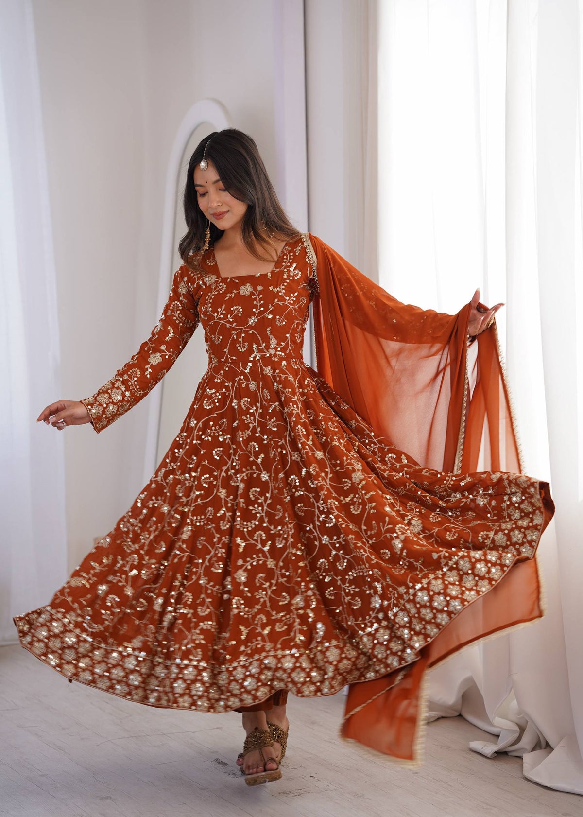 Radiant Elegance Anarkali Dress