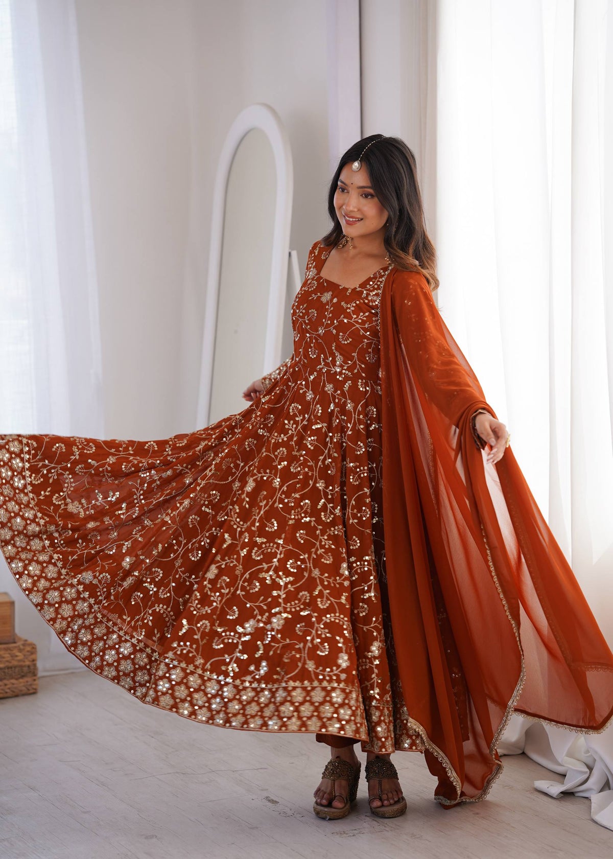 Radiant Elegance Anarkali Dress