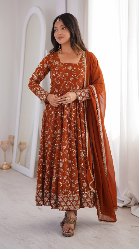 Radiant Elegance Anarkali Dress