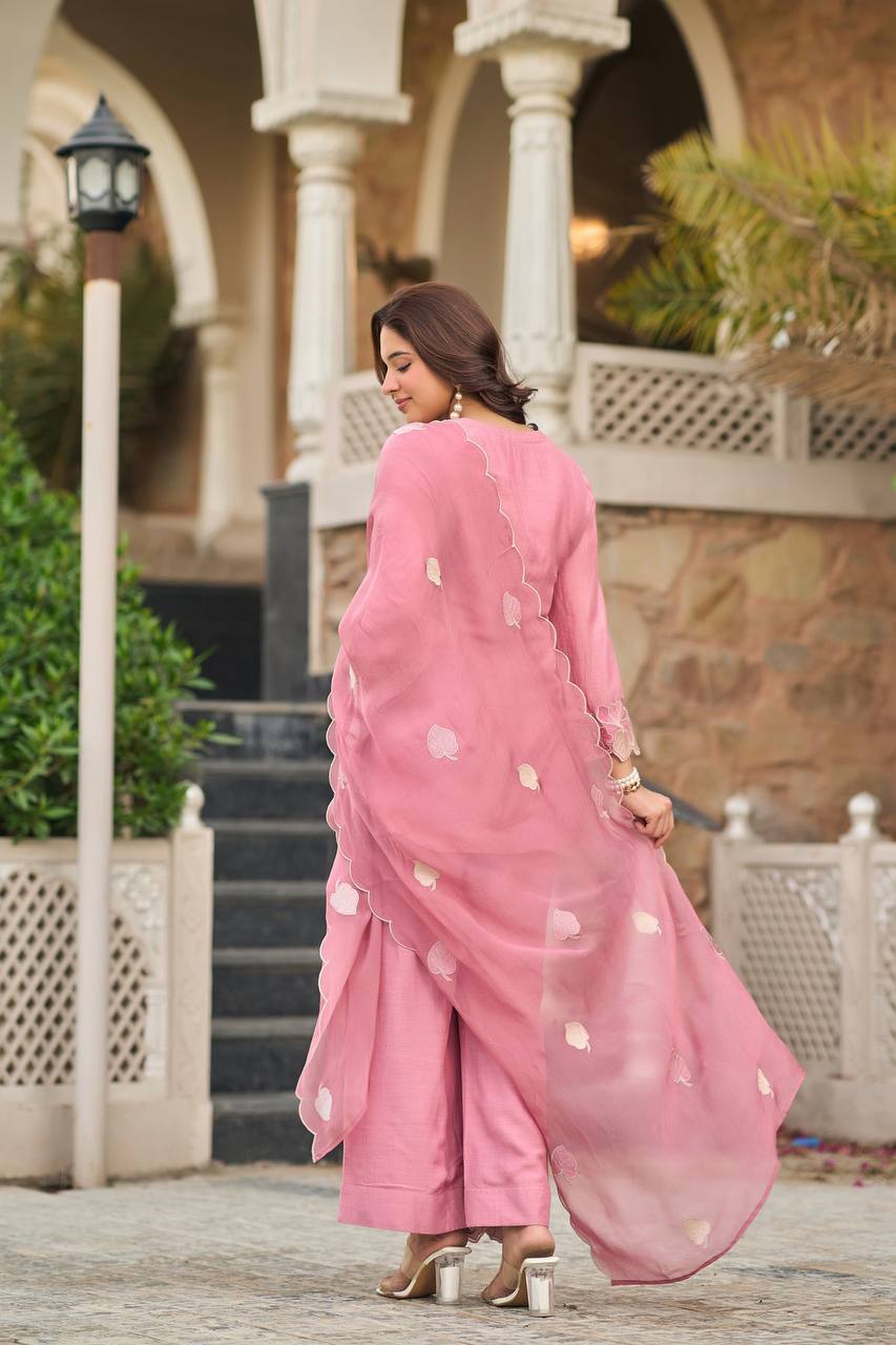 Graceful Pink Outfit for Special Events