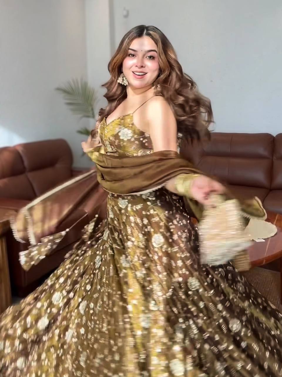 Luxurious Gold Choli for Festive Celebrations