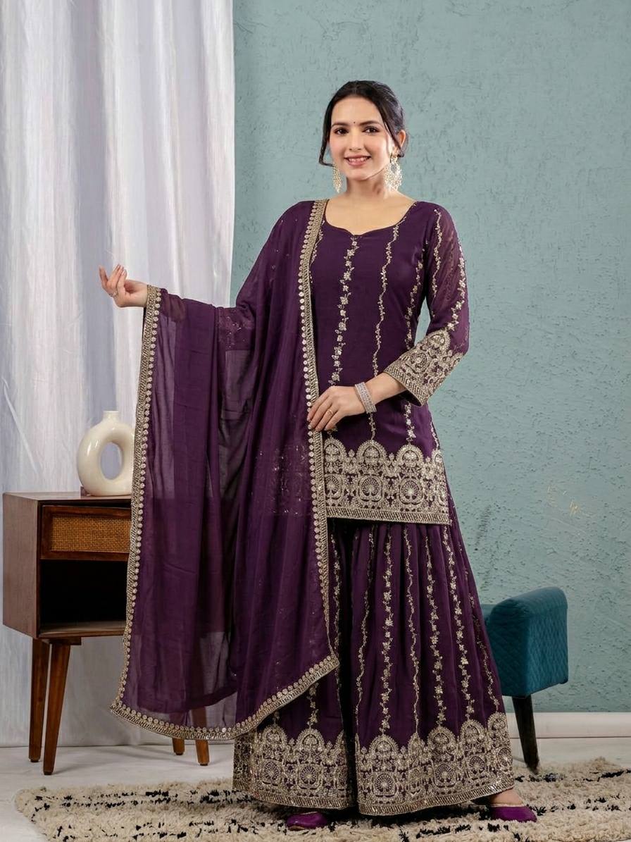 Stylish Purple Ensemble for Modern Women