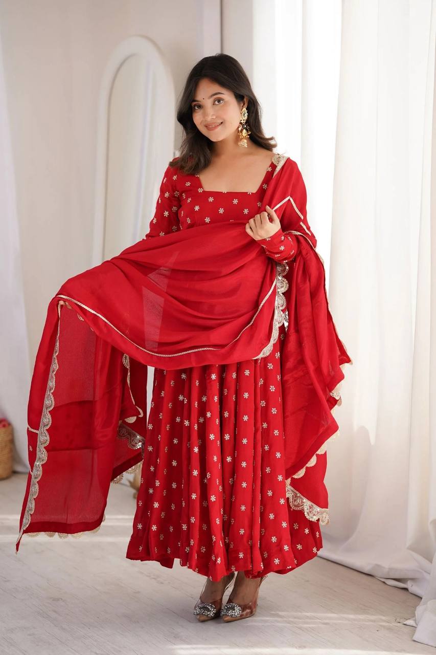 The Essence of Grace in Red