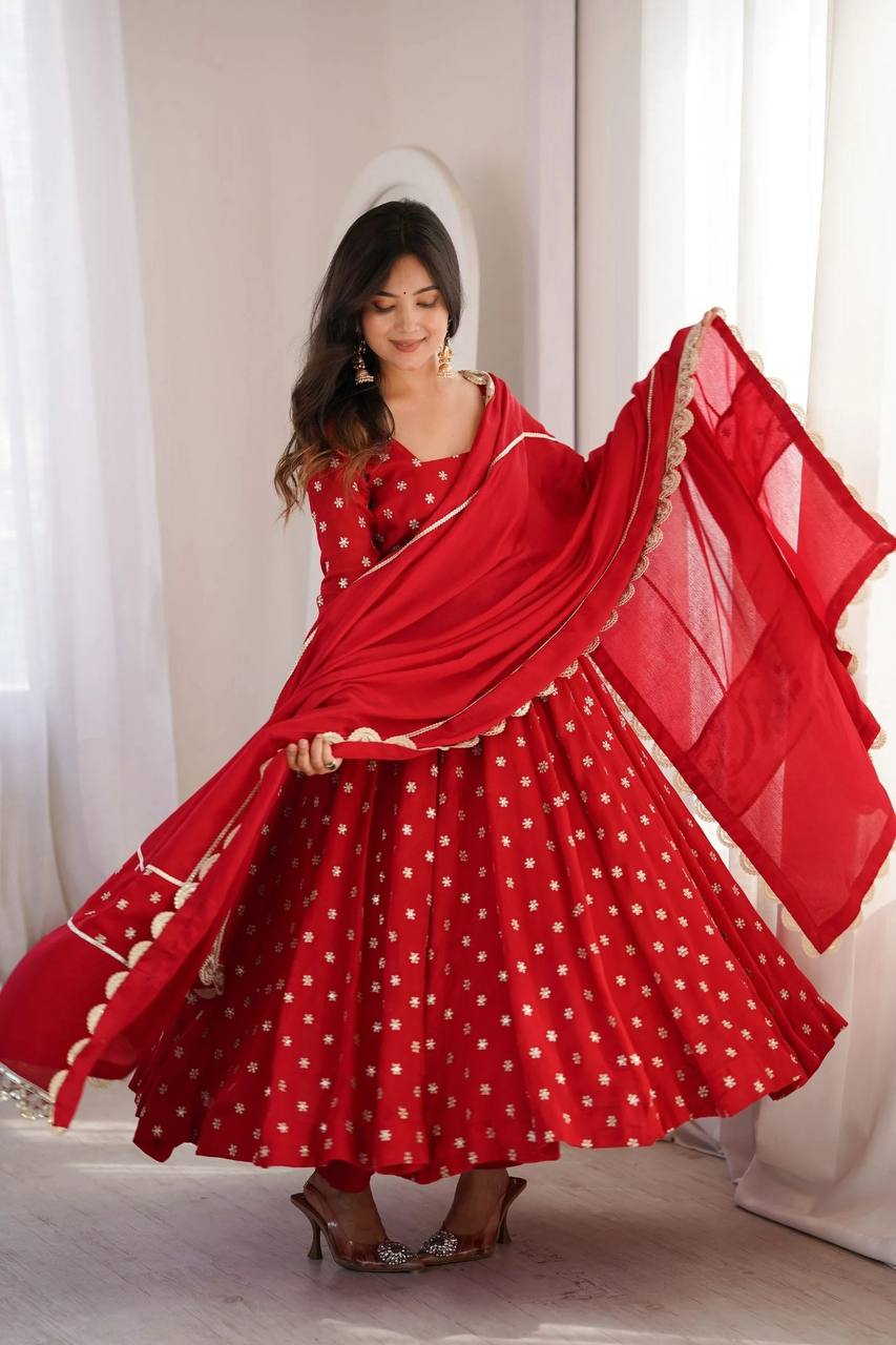 The Essence of Grace in Red