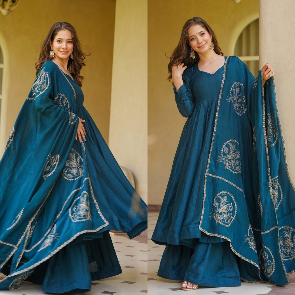 Captivating Style in a Blue Ensemble