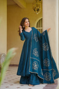 Captivating Style in a Blue Ensemble