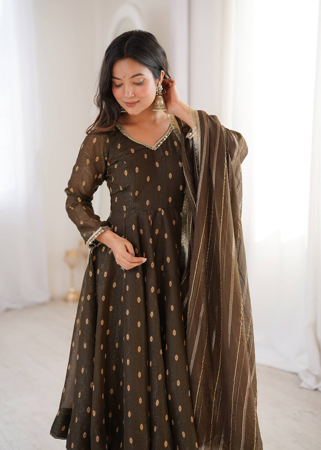 Serene Sophistication Anarkali for Every Occasion