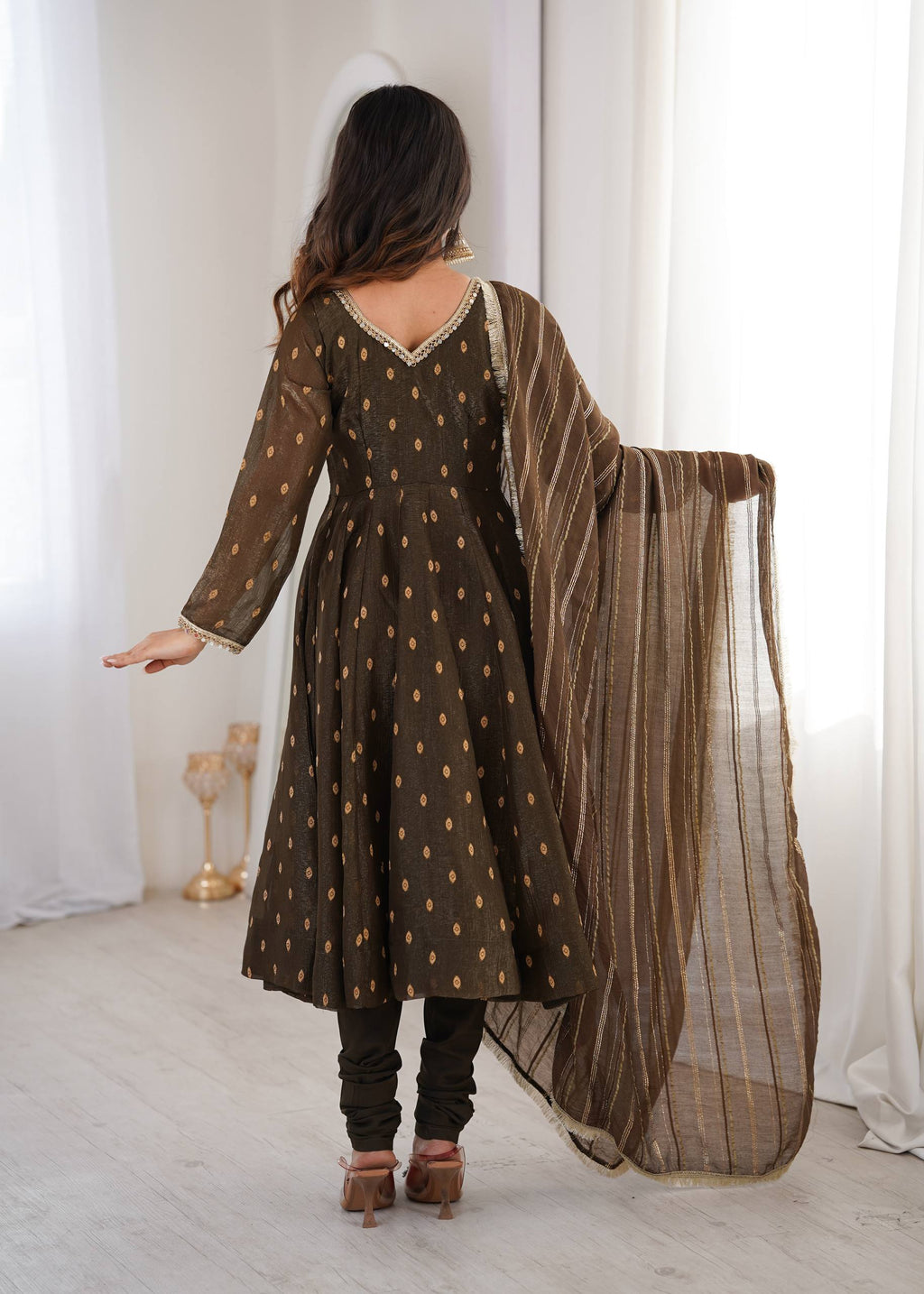 Serene Sophistication Anarkali for Every Occasion