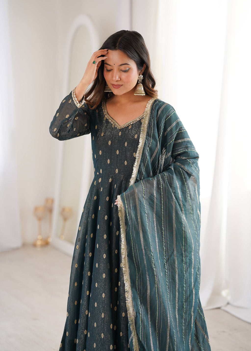 Serene Sophistication Anarkali for Every Occasion