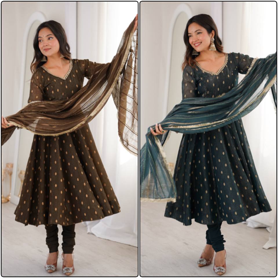 Serene Sophistication Anarkali for Every Occasion