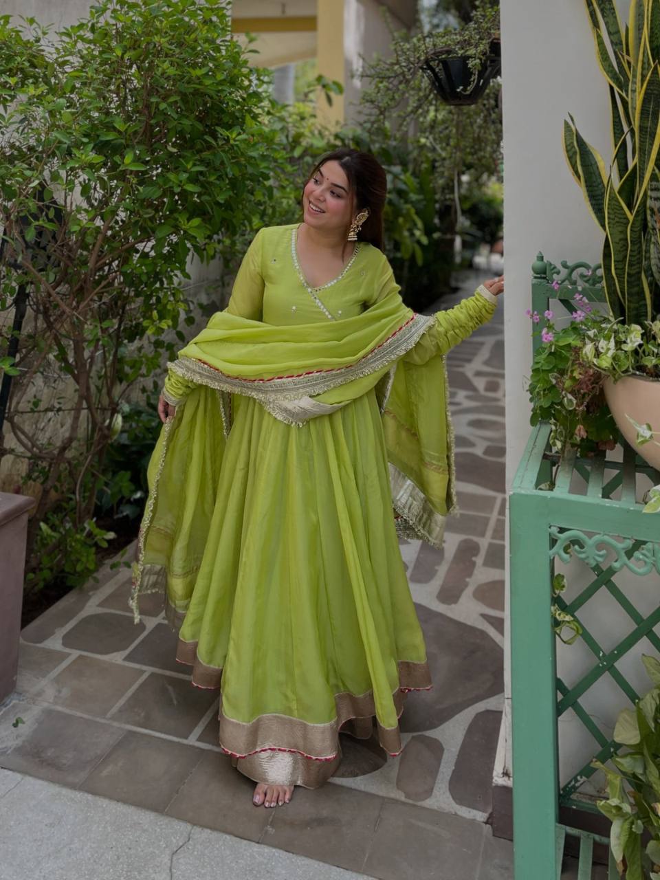 Stylish Moments Captured in Bright Attire