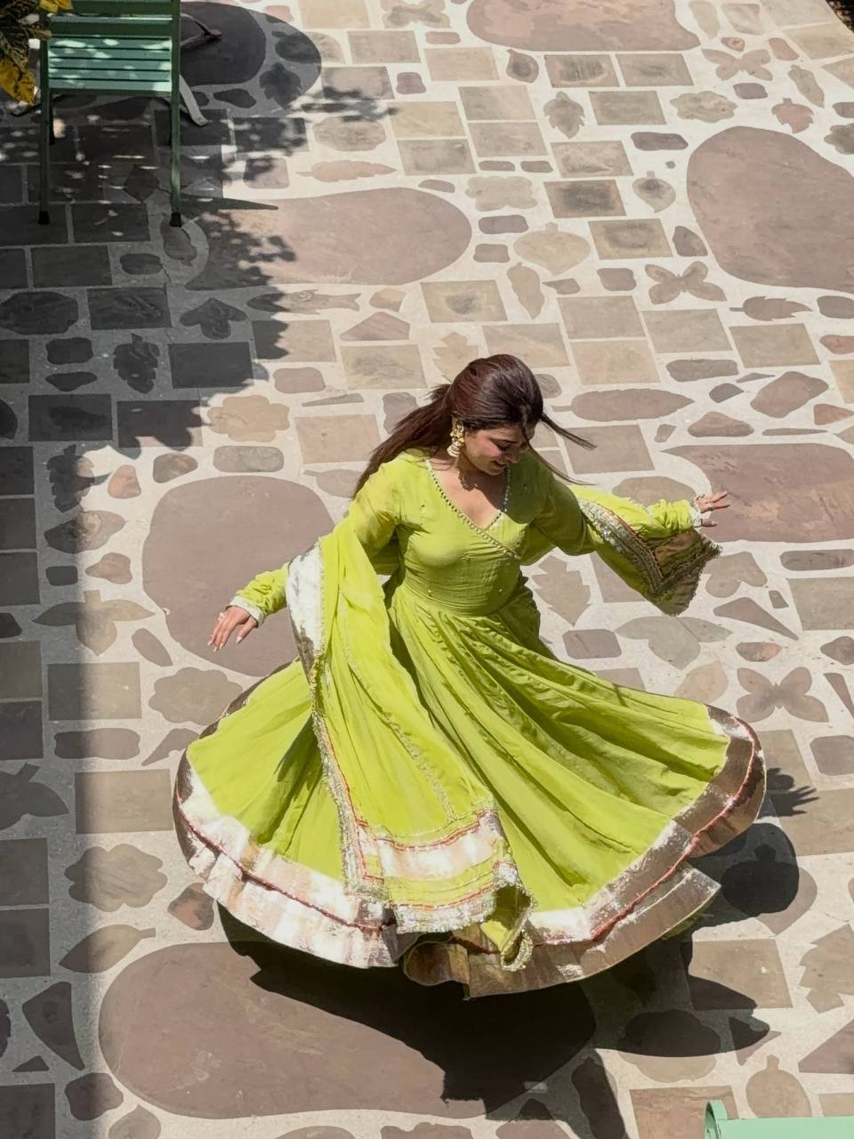 Stylish Moments Captured in Bright Attire