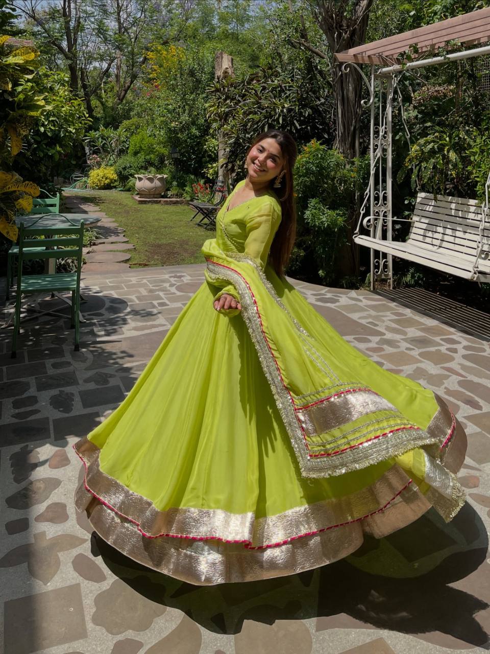 Stylish Moments Captured in Bright Attire