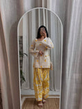 Floral Print Short Kurta Salwar Set