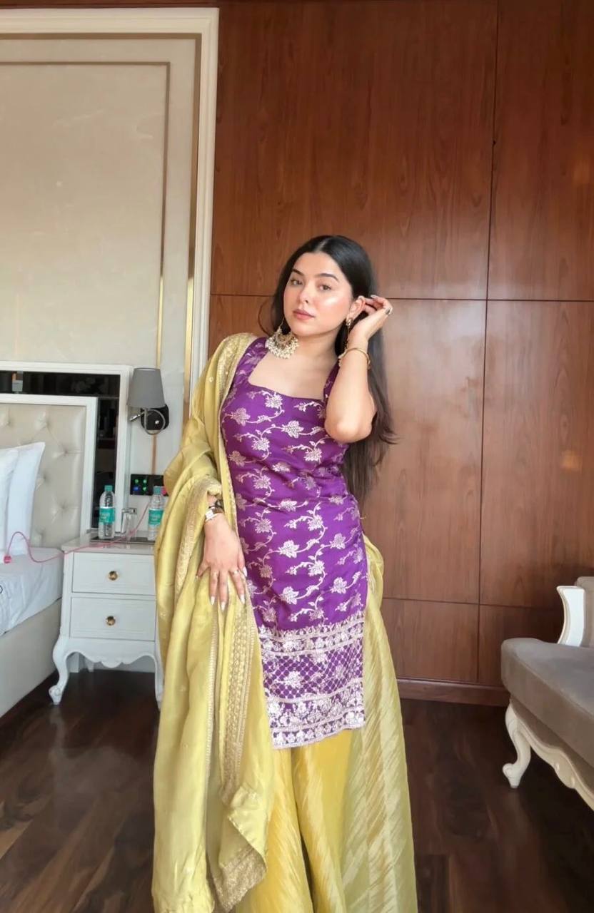 Radiant Elegance A Woman in Vibrant Attire