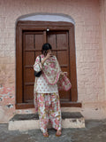 Elegant Floral Suit for Modern Women