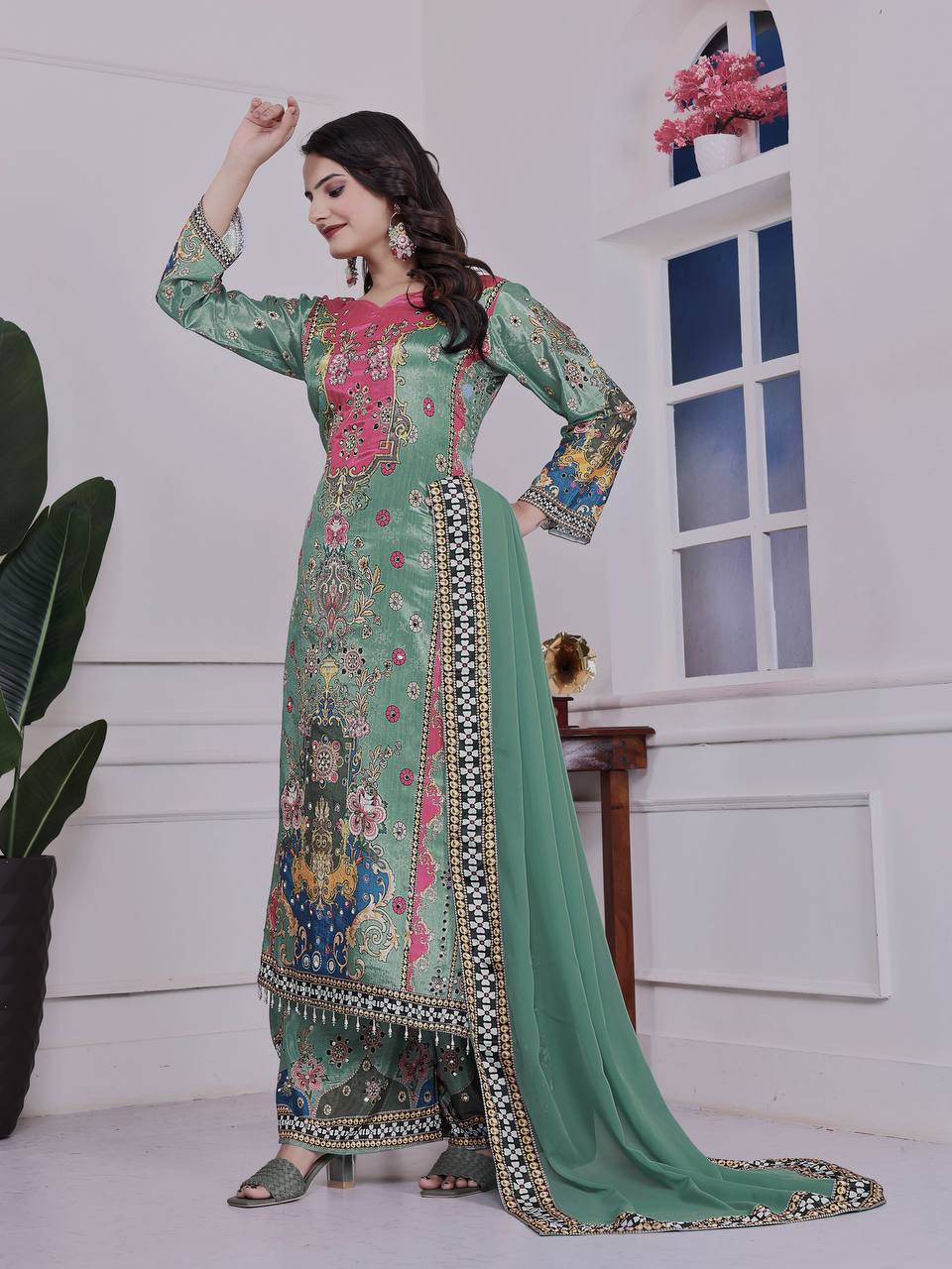 Exquisite Handcrafted Plaza Suit for Timeless Style