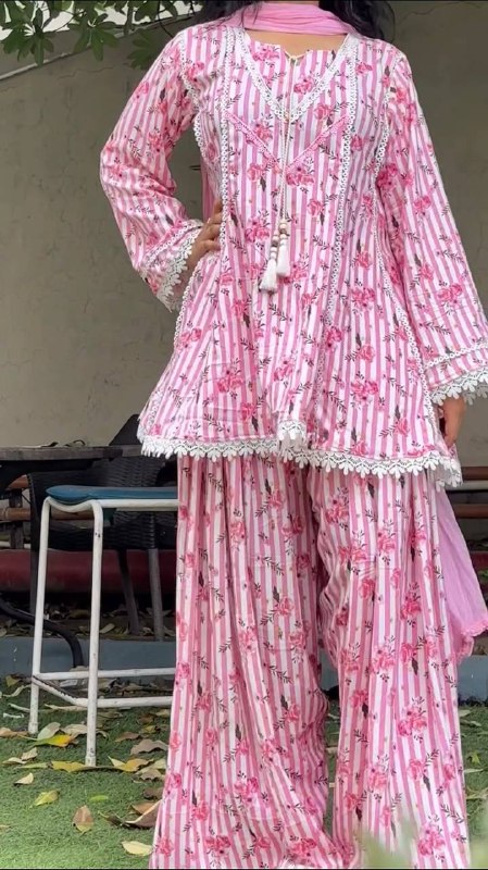 Effortlessly Stylish in Striped Attire
