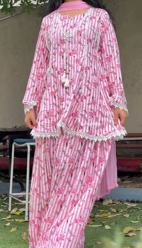 Effortlessly Stylish in Striped Attire