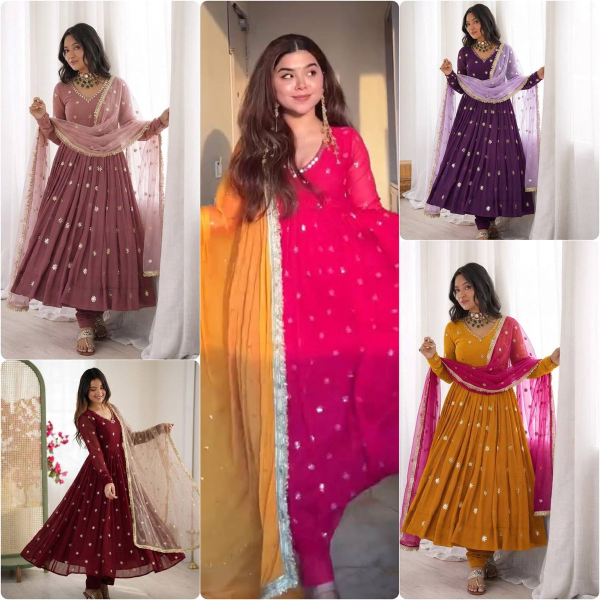 Exquisite Anarkali Suits for Fashion Enthusiasts
