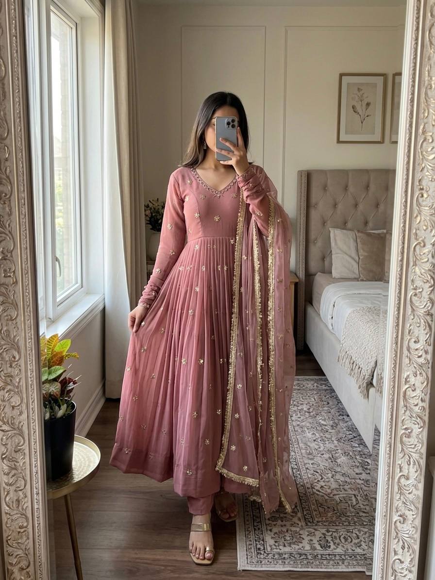 Exquisite Anarkali Suits for Fashion Enthusiasts
