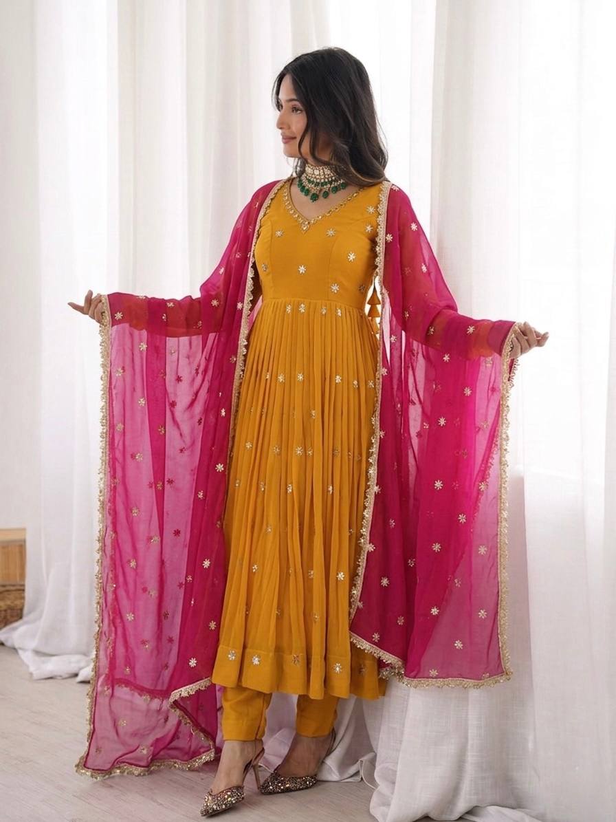 Exquisite Anarkali Suits for Fashion Enthusiasts
