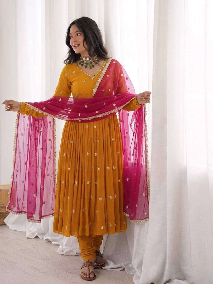 Exquisite Anarkali Suits for Fashion Enthusiasts