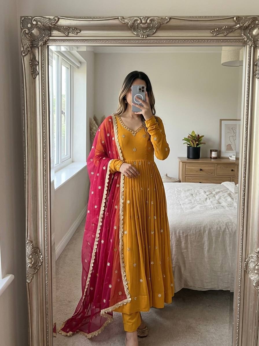 Exquisite Anarkali Suits for Fashion Enthusiasts