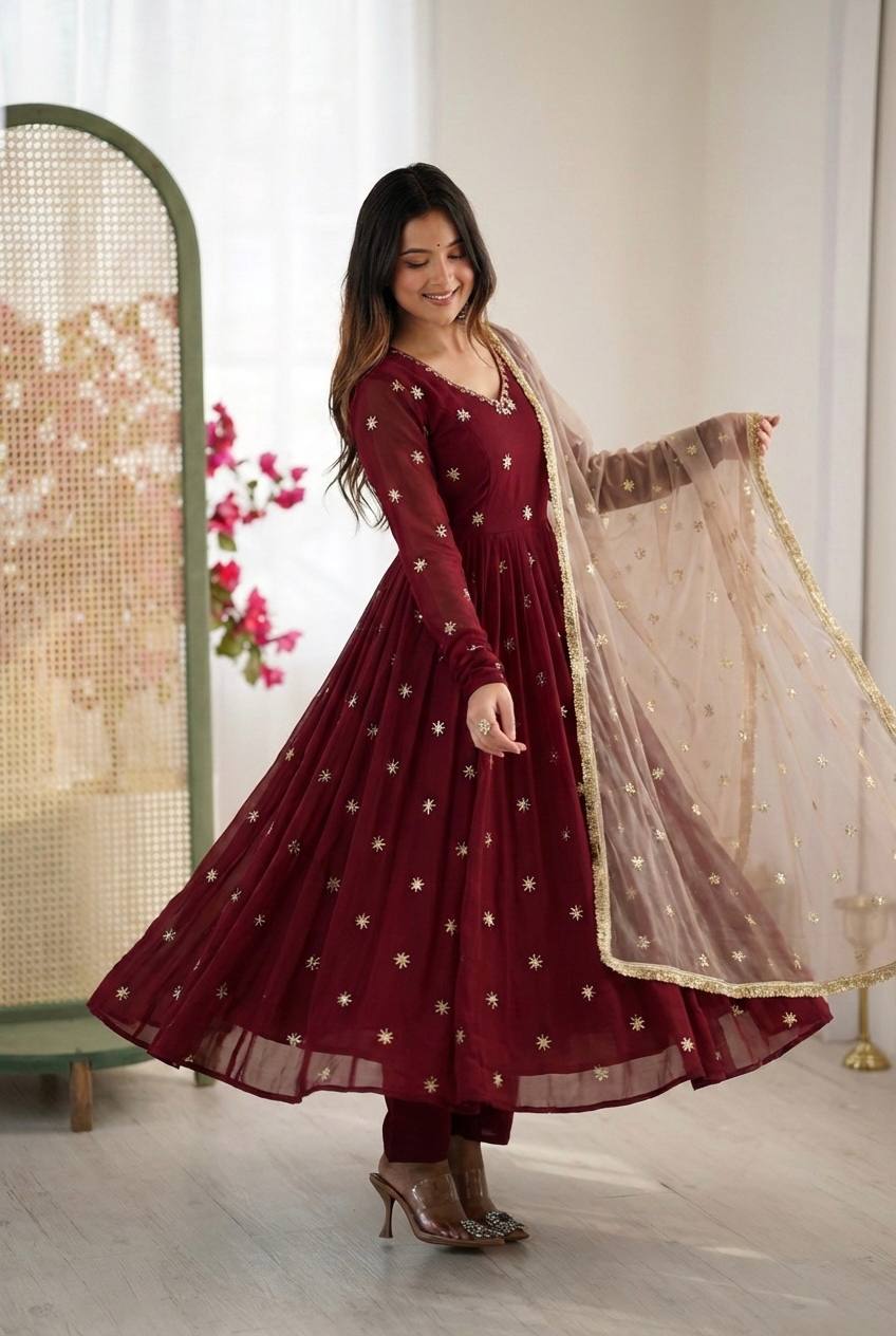 Exquisite Anarkali Suits for Fashion Enthusiasts