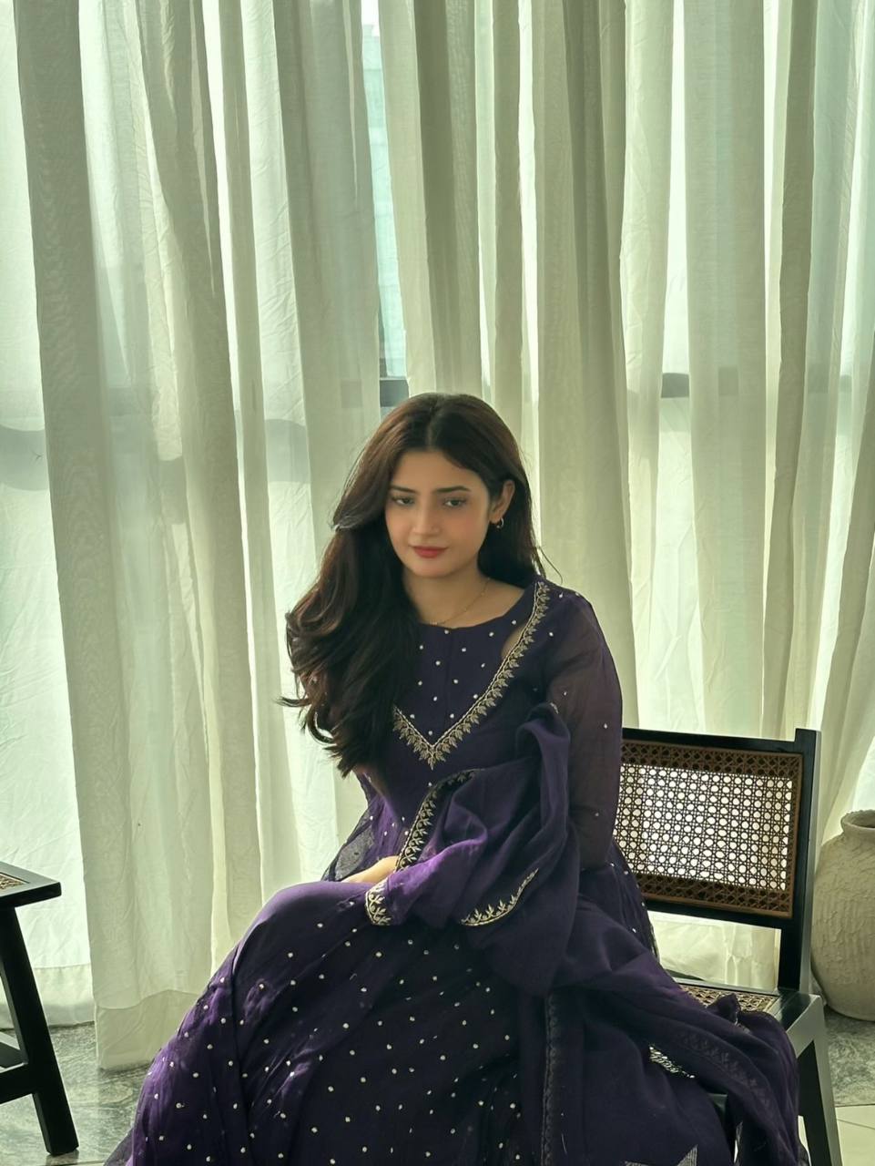 Chic Embroidered Anarkali for Festive Celebrations