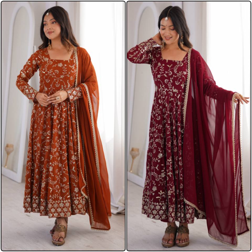 Radiant Elegance Anarkali Dress