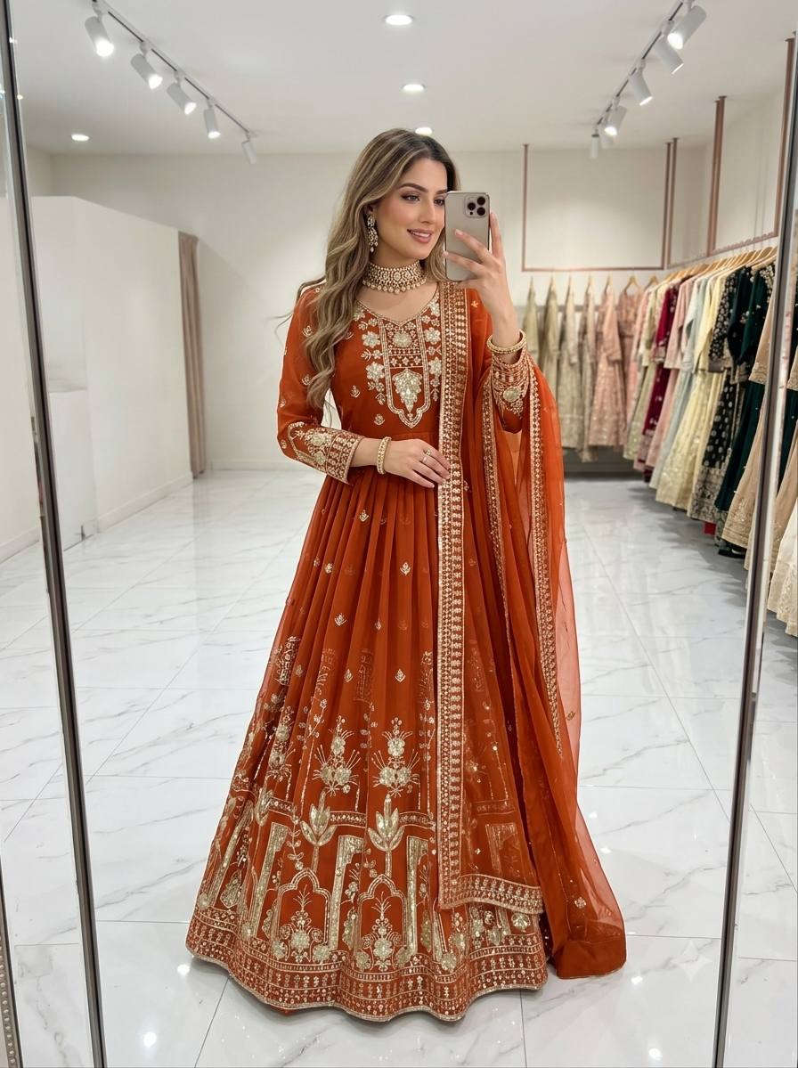 Graceful Anarkali Suit for Special Occasions