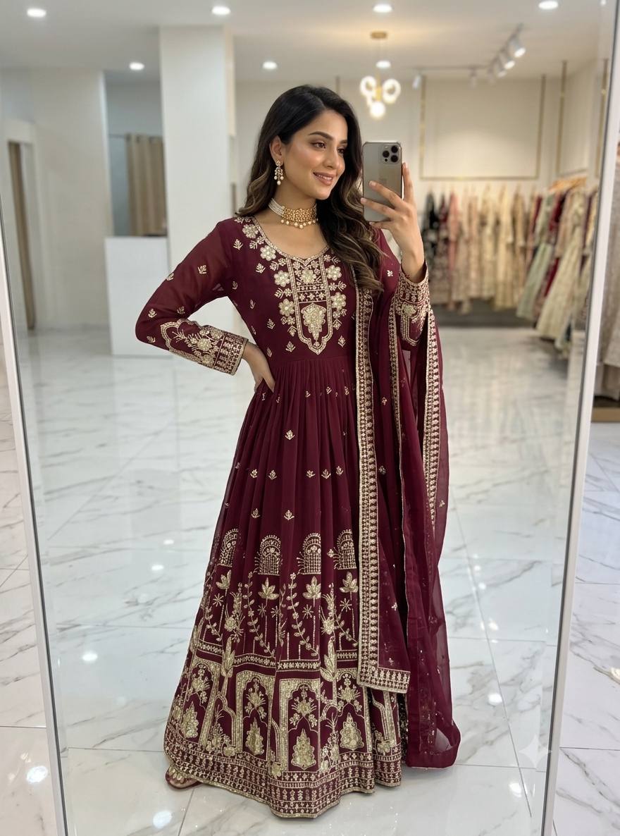 Graceful Anarkali Suit for Special Occasions