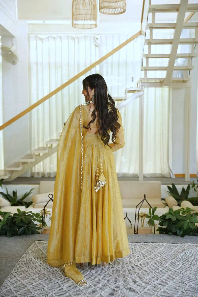 Luxurious Silk Anarkali for Special Events