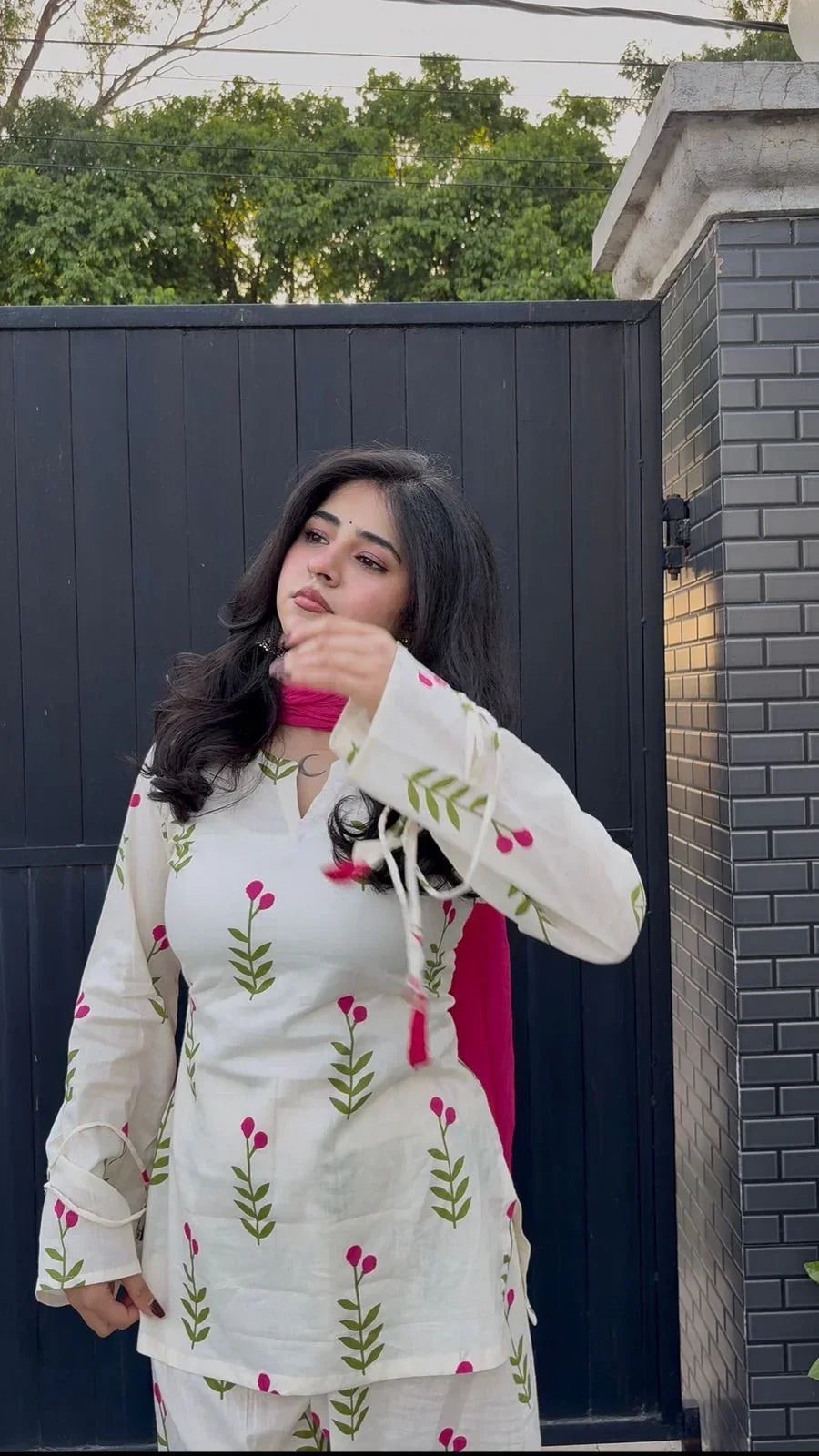 Chic Style Against Urban Backdrop