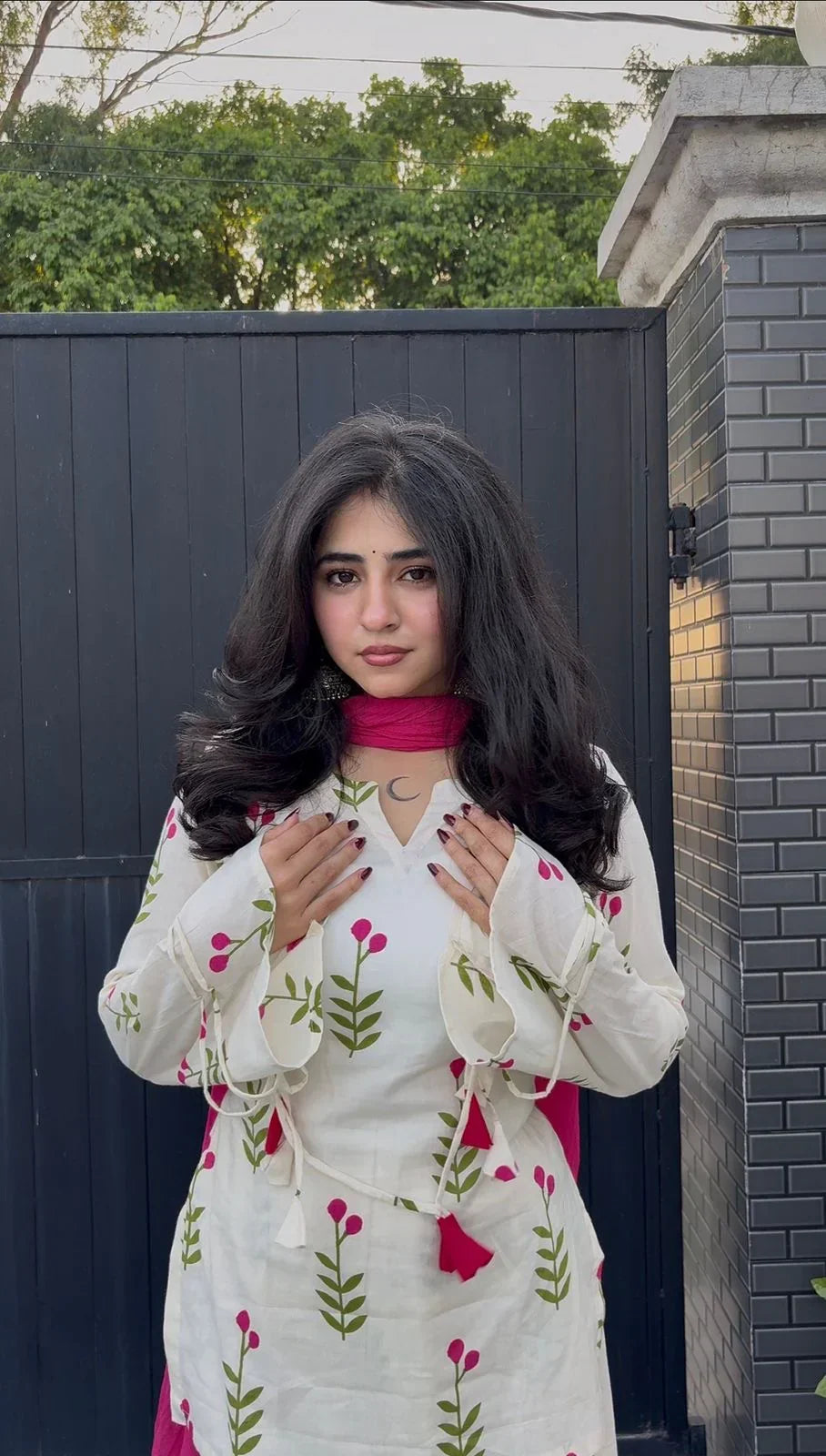 Chic Style Against Urban Backdrop