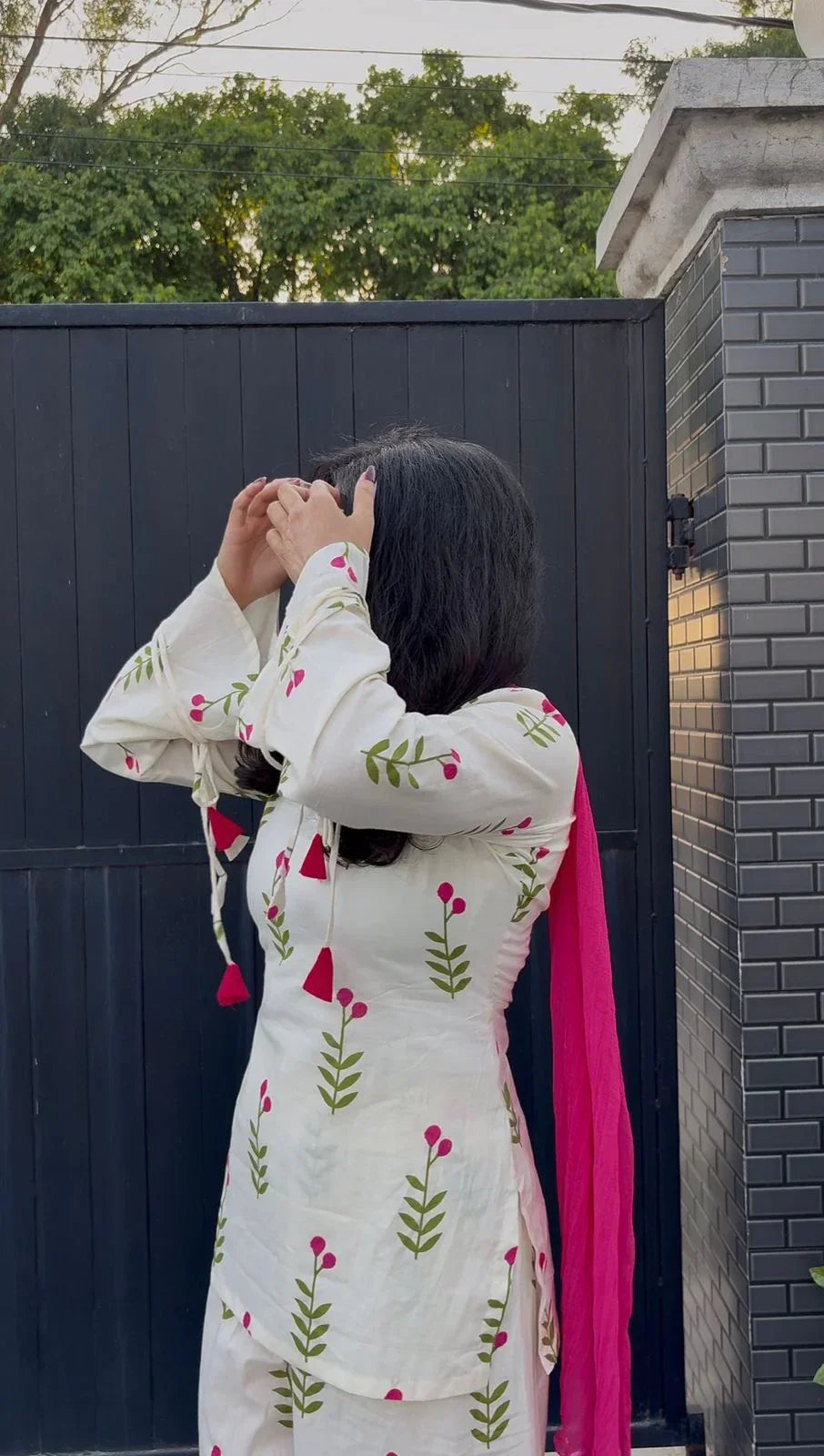 Chic Style Against Urban Backdrop
