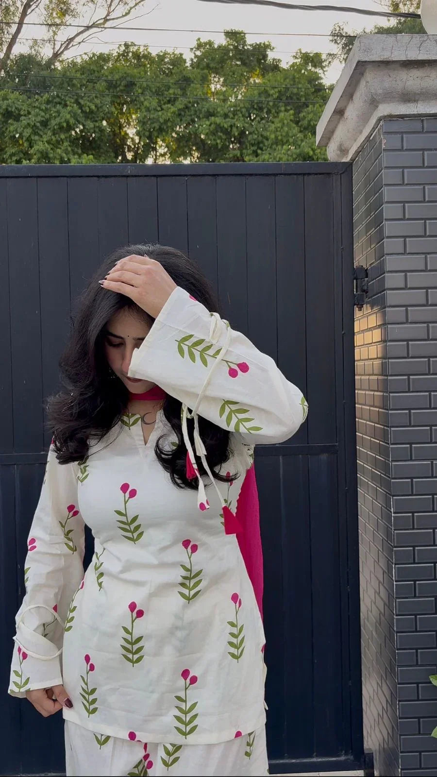 Chic Style Against Urban Backdrop