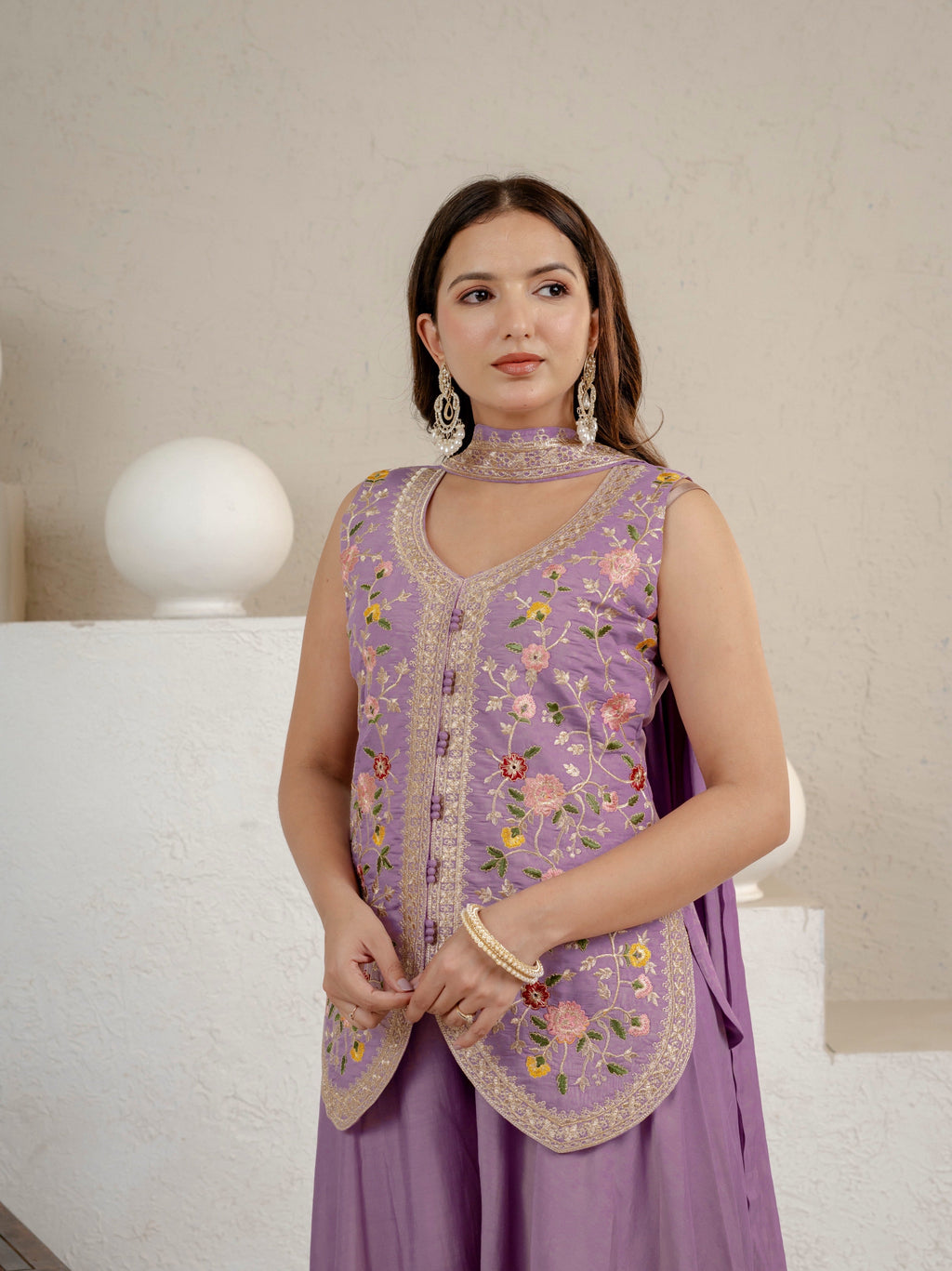 Chic attire perfect for casual gatherings