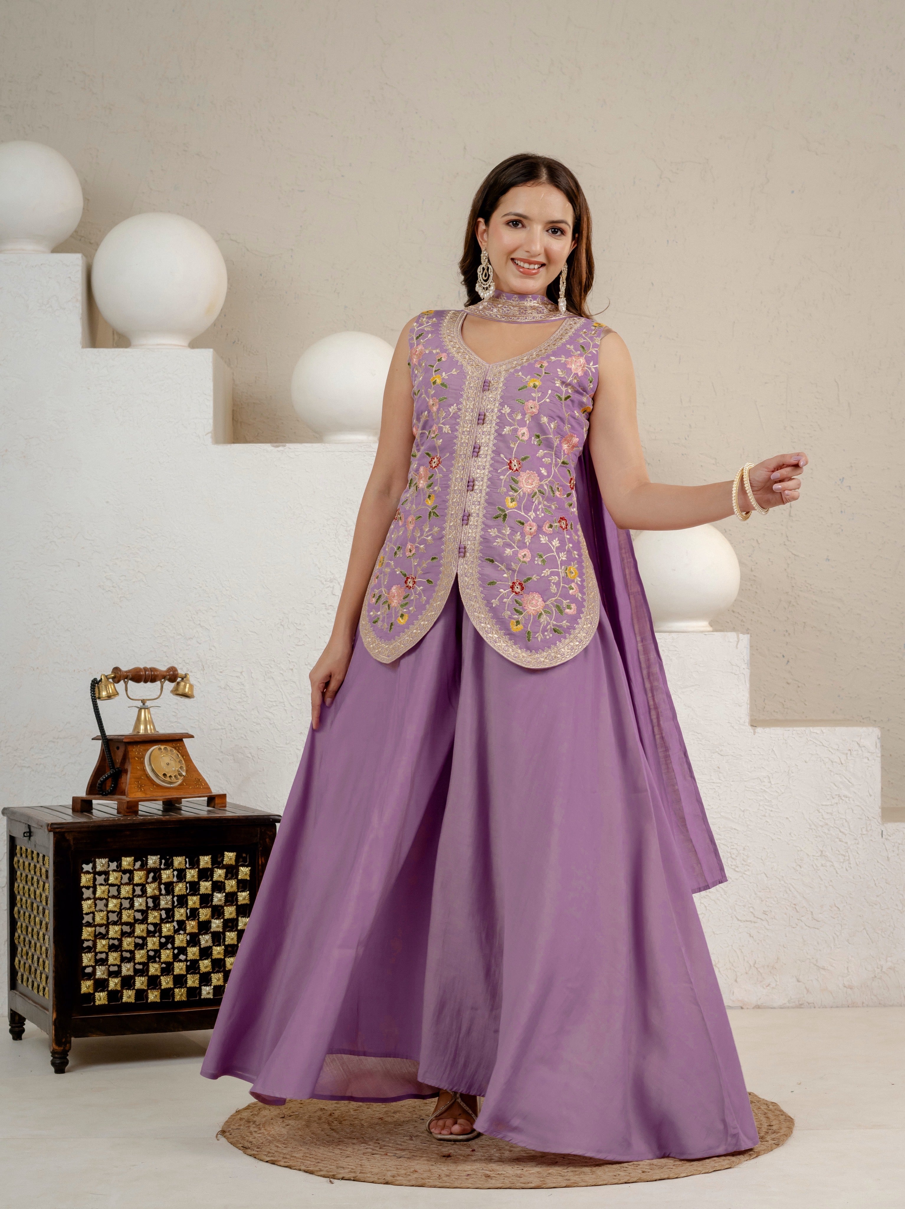 Chic attire perfect for casual gatherings