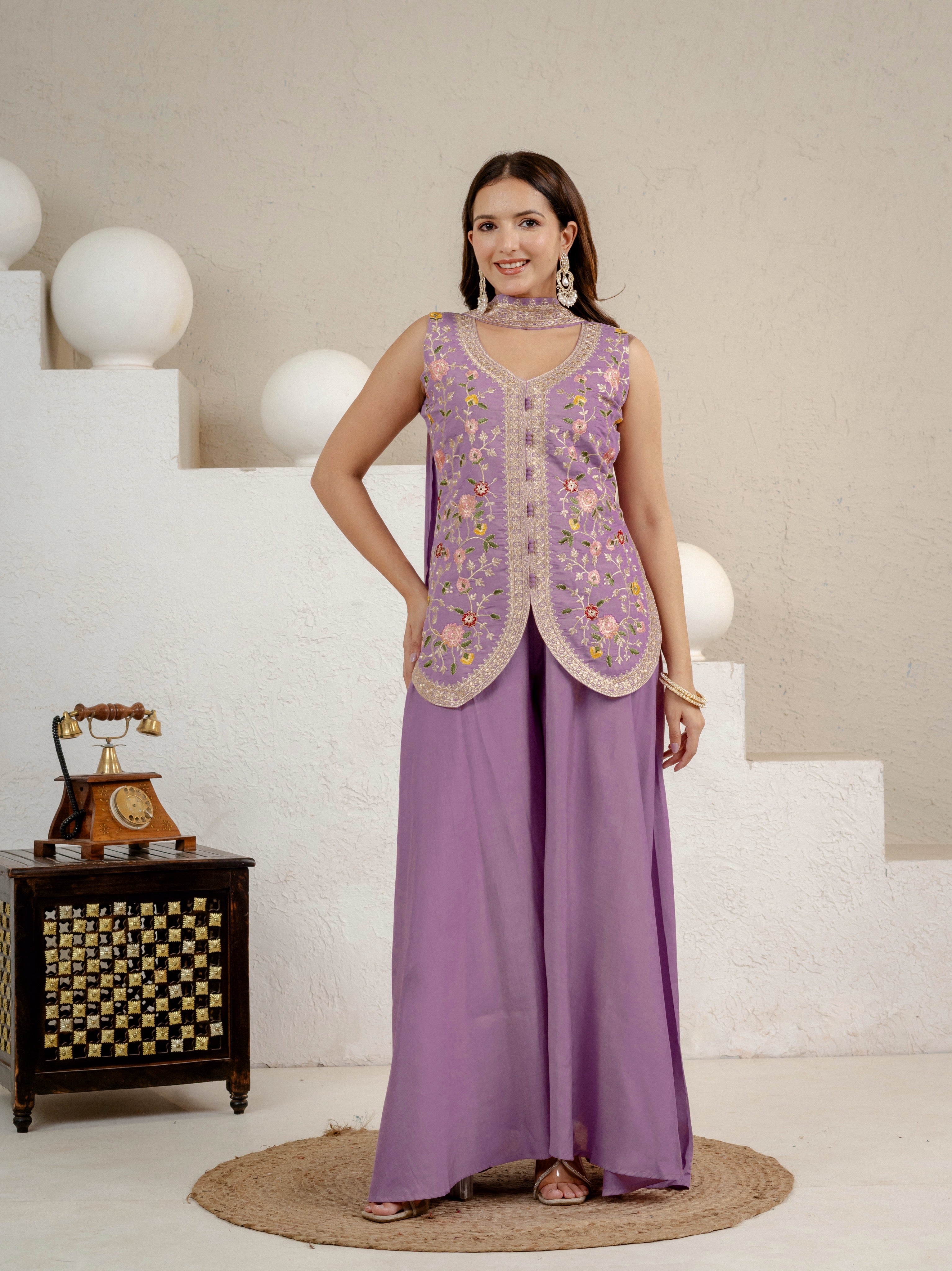 Chic attire perfect for casual gatherings